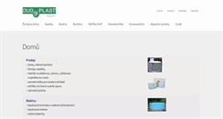 Desktop Screenshot of duoplastaqua.cz